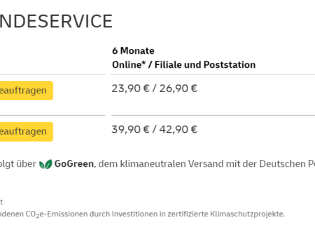 Nachsendeauftrag – Kosten, Tarife und die richtige Laufzeit