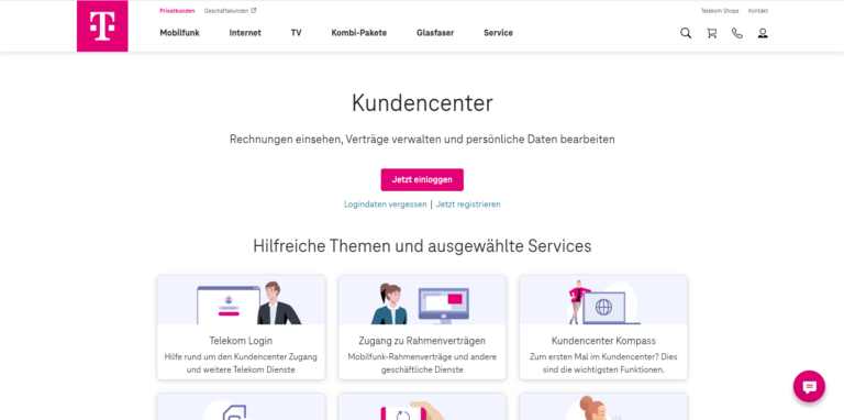 Www Telekom De Kundencenter Persönliche Daten ändern