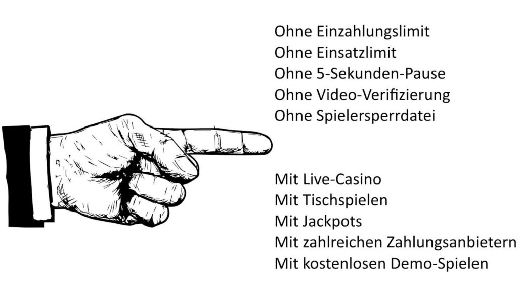 casino ohne einsatzlimit