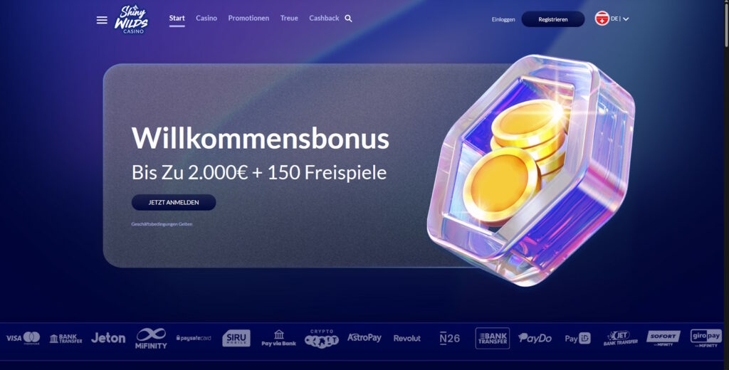 shinywilds casino startseite