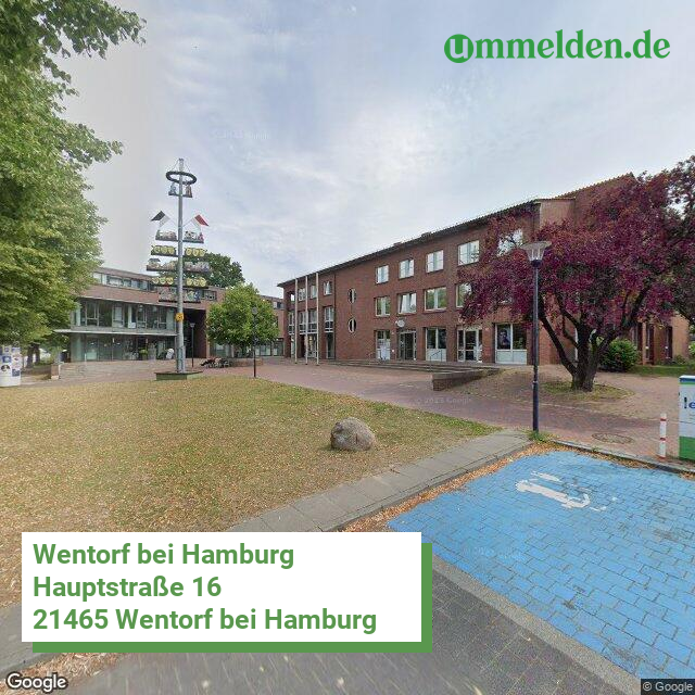 010530129129 streetview amt Wentorf bei Hamburg