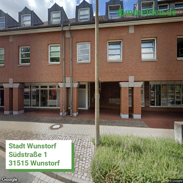 032410021021 streetview amt Wunstorf Stadt