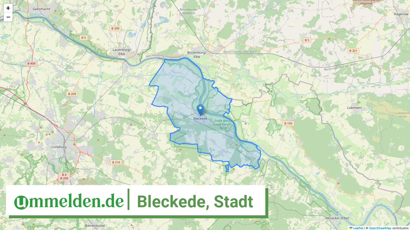 033550009009 Bleckede Stadt