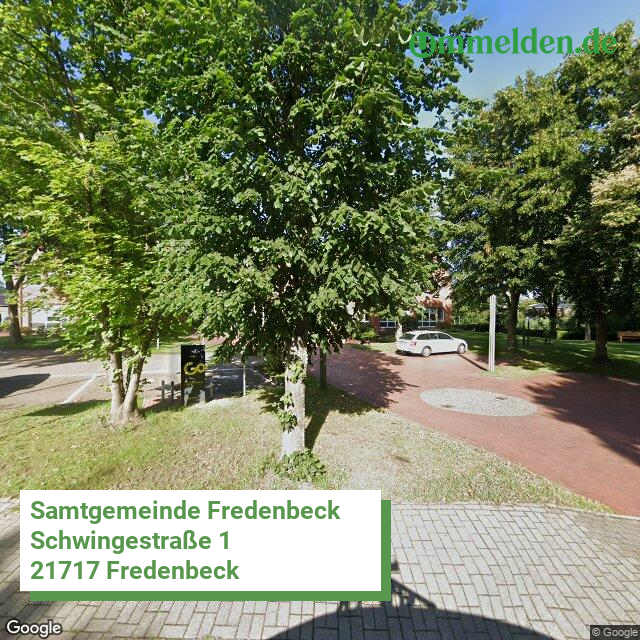033595402 streetview amt Samtgemeinde Fredenbeck