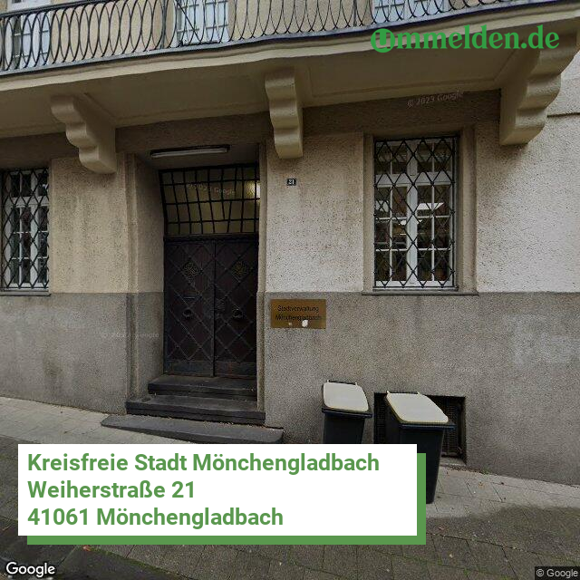 05116 streetview amt Moenchengladbach Stadt