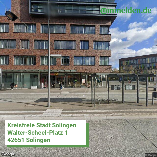 05122 streetview amt Solingen Klingenstadt