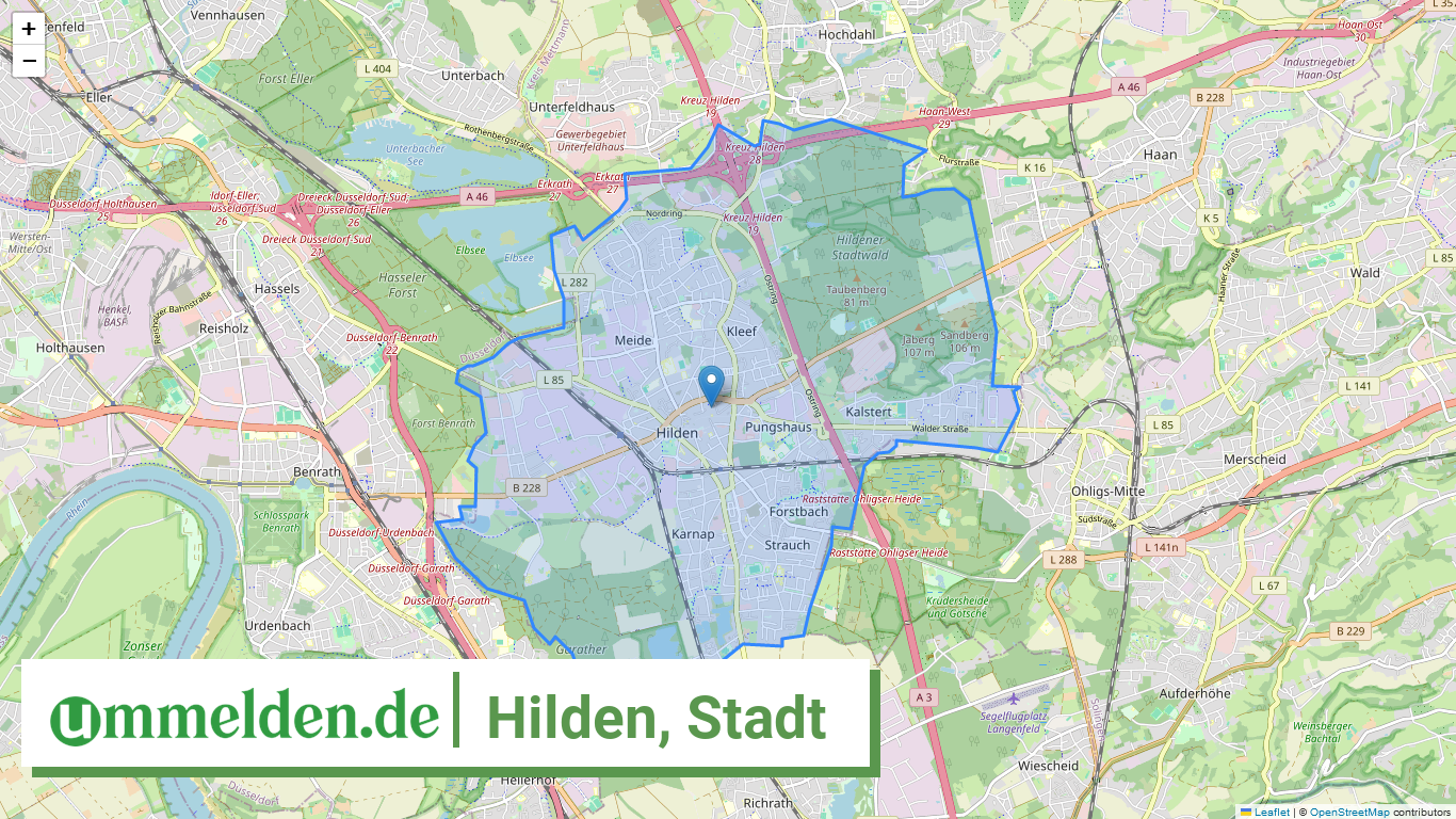 051580016016 Hilden Stadt