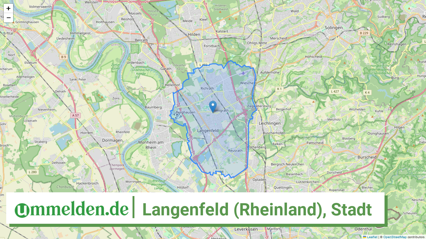 051580020020 Langenfeld Rheinland Stadt