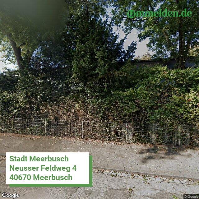 051620022022 streetview amt Meerbusch Stadt