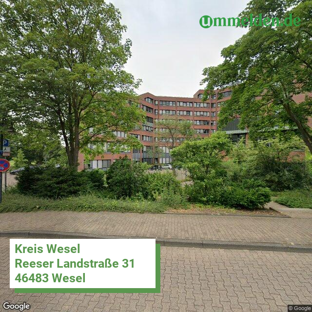05170 streetview amt Wesel