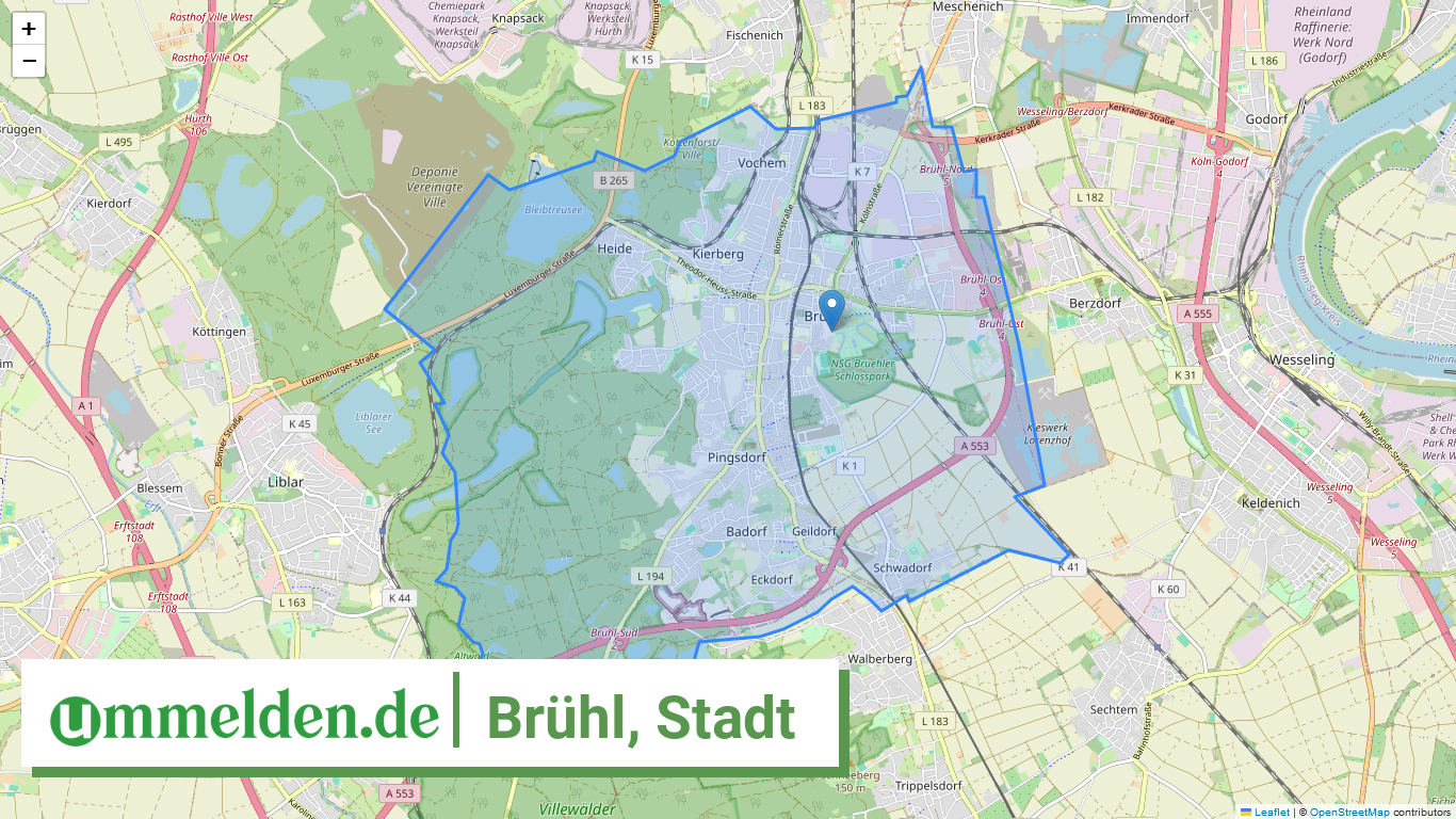 053620012012 Bruehl Stadt