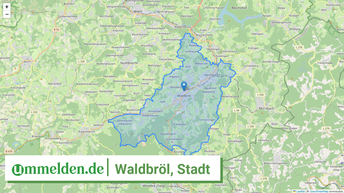 053740044044 Waldbroel Stadt