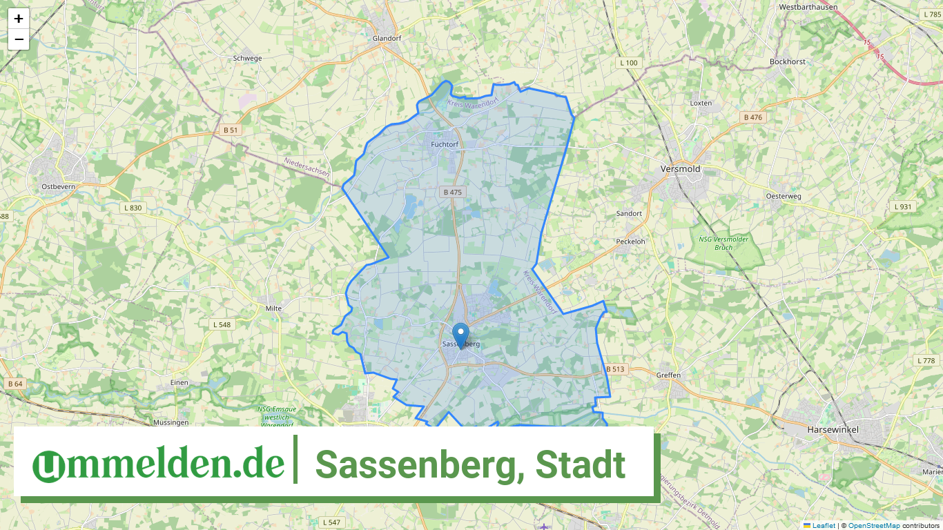 055700036036 Sassenberg Stadt