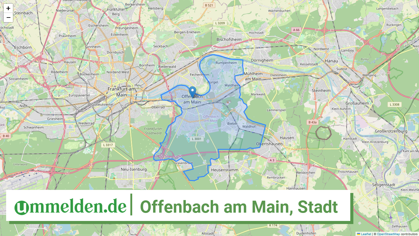 06413 Offenbach am Main Stadt