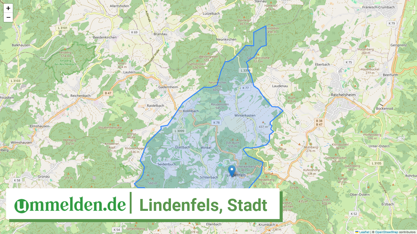 064310015015 Lindenfels Stadt