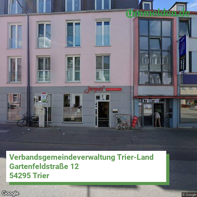 072355007 streetview amt Verbandsgemeindeverwaltung Trier Land