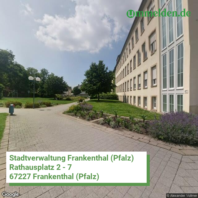 073110000000 streetview amt Frankenthal Pfalz Stadt