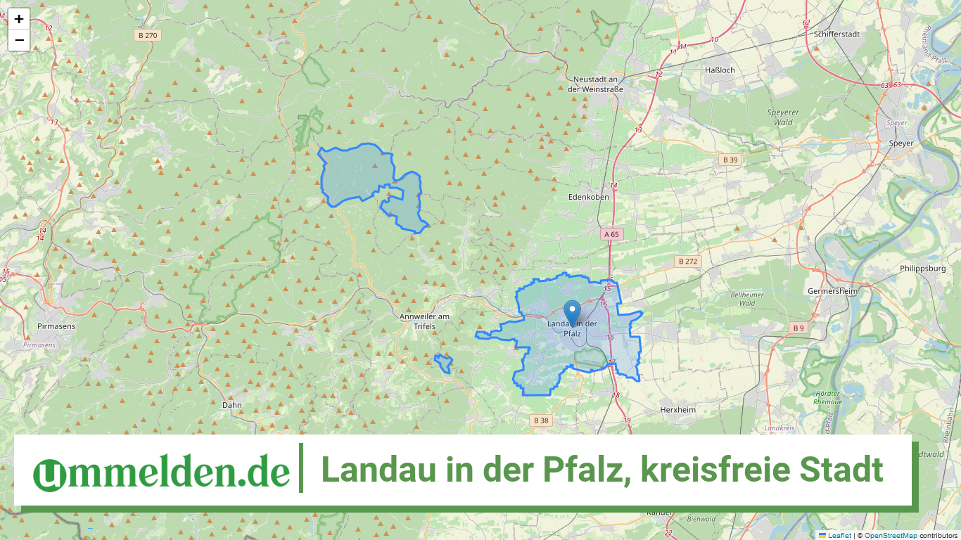 07313 Landau in der Pfalz kreisfreie Stadt