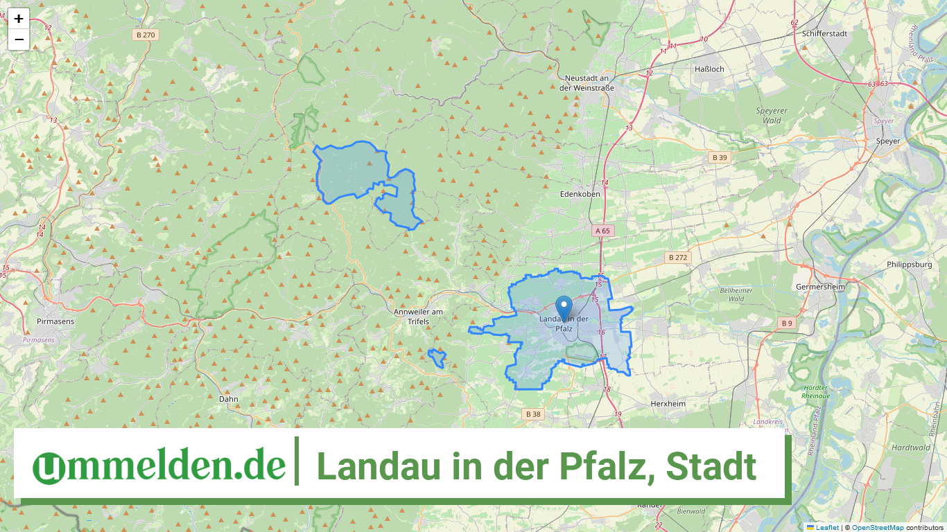 073130000000 Landau in der Pfalz Stadt