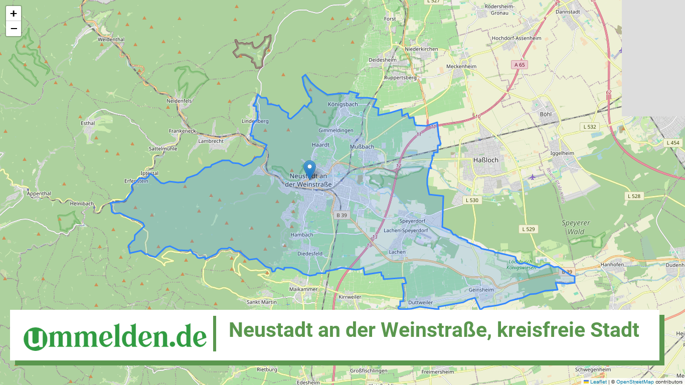 07316 Neustadt an der Weinstrasse kreisfreie Stadt