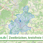 07320 Zweibruecken kreisfreie Stadt