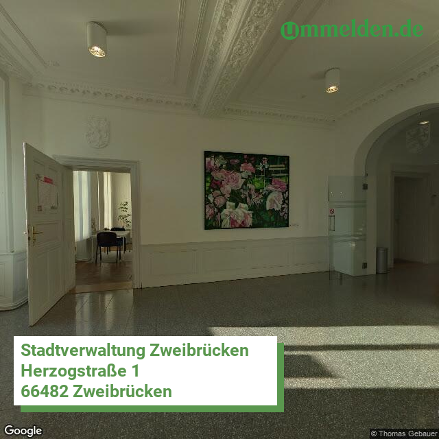 07320 streetview amt Zweibruecken kreisfreie Stadt