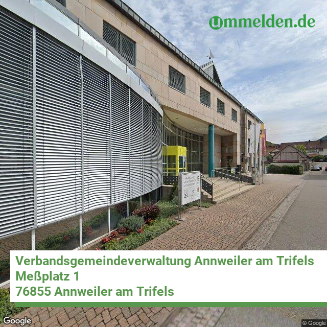 073375001 streetview amt Verbandsgemeindeverwaltung Annweiler am Trifels