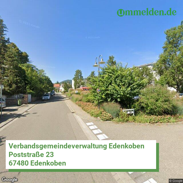073375003 streetview amt Verbandsgemeindeverwaltung Edenkoben