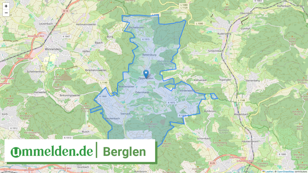 Ummelden in Berglen 73663