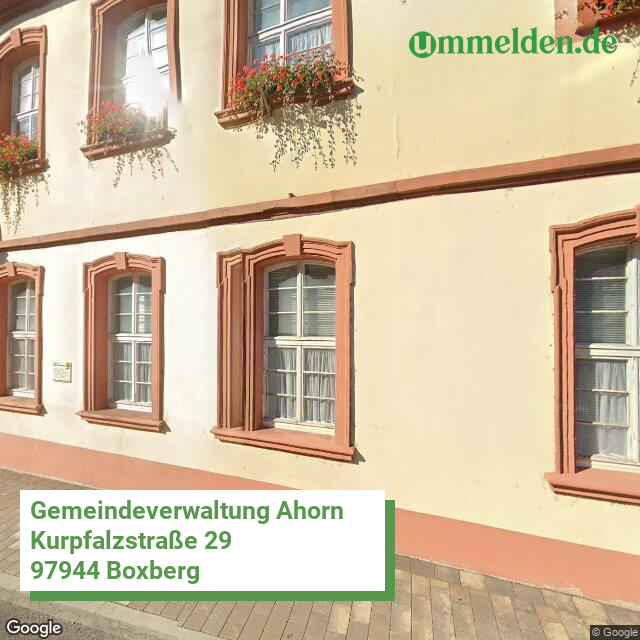081285002138 streetview amt Ahorn