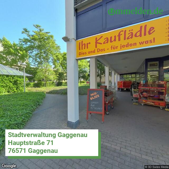 082160015015 streetview amt Gaggenau Stadt
