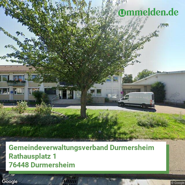 082165003 streetview amt Gemeindeverwaltungsverband Durmersheim