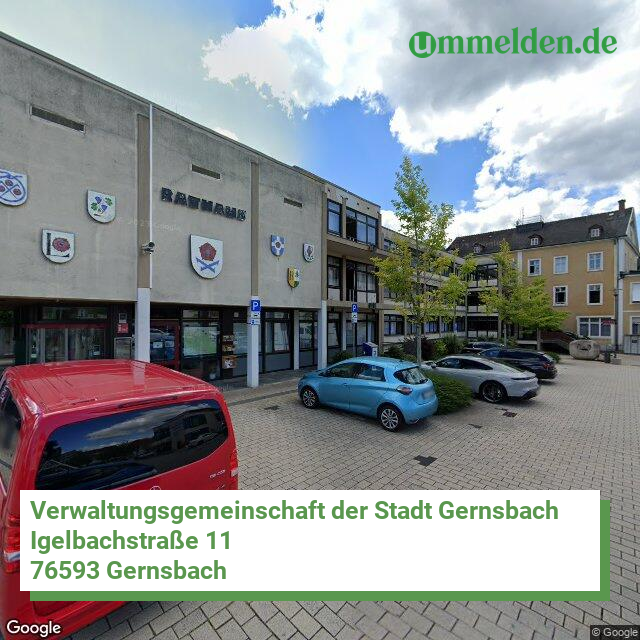 082165004 streetview amt Verwaltungsgemeinschaft der Stadt Gernsbach