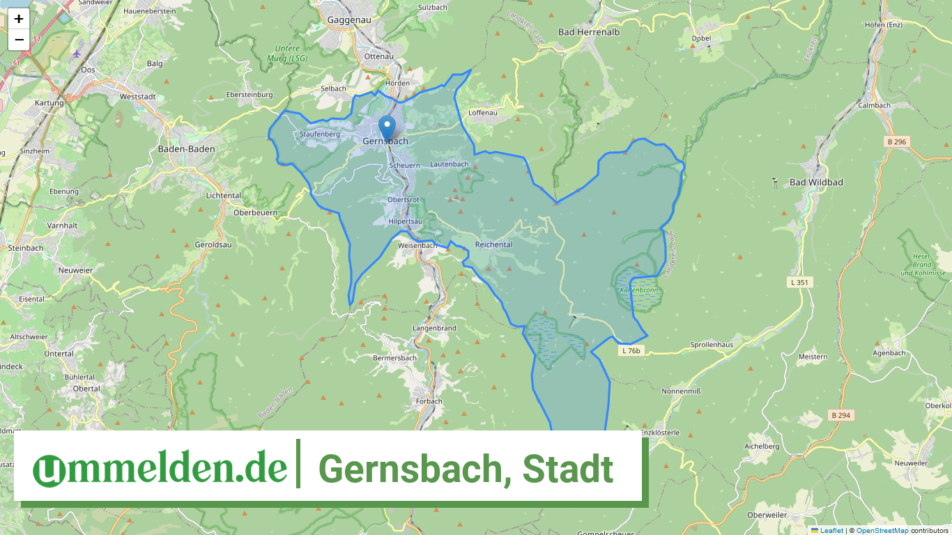 082165004017 Gernsbach Stadt