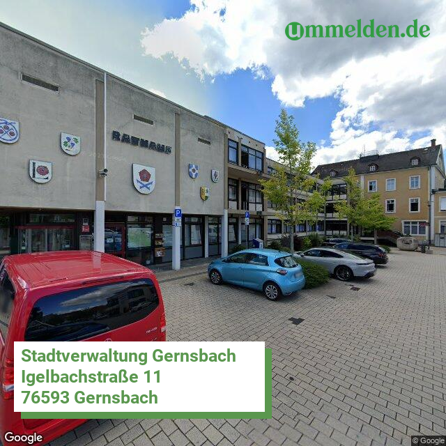 082165004017 streetview amt Gernsbach Stadt