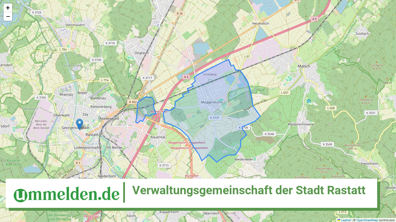 082165005 Verwaltungsgemeinschaft der Stadt Rastatt