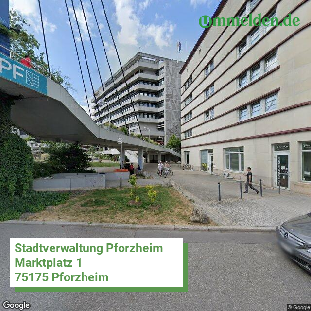08231 streetview amt Pforzheim Stadtkreis