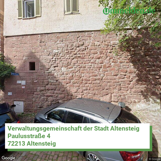 082355001 streetview amt Verwaltungsgemeinschaft der Stadt Altensteig