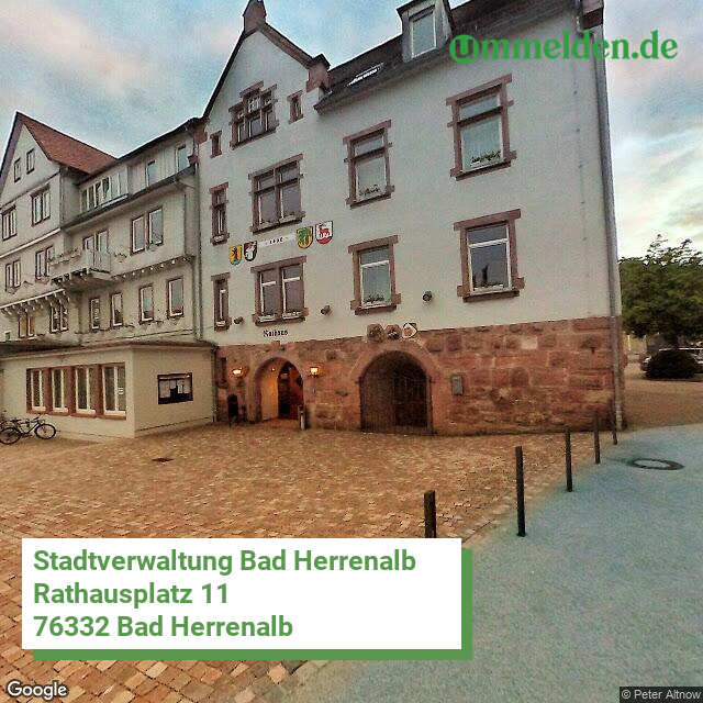 082355003033 streetview amt Bad Herrenalb Stadt