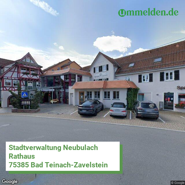 082355005047 streetview amt Neubulach Stadt