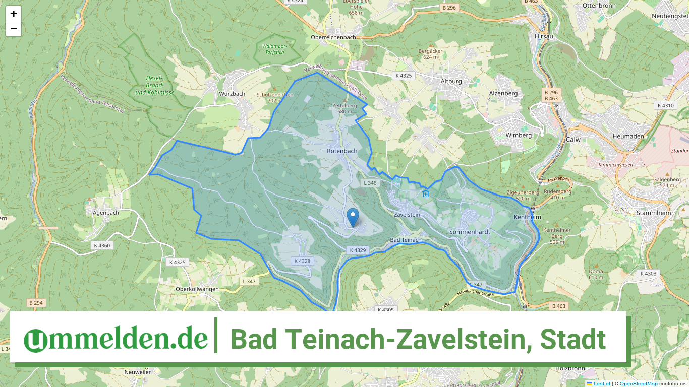 082355005084 Bad Teinach Zavelstein Stadt