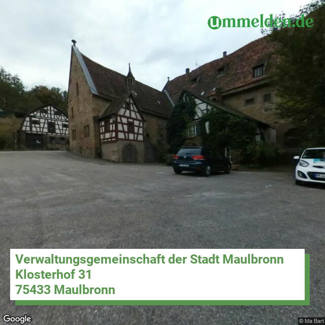 082365003 streetview amt Verwaltungsgemeinschaft der Stadt Maulbronn