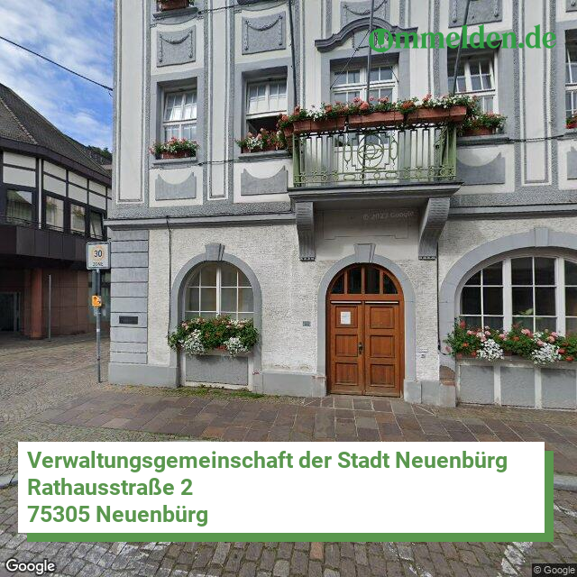 082365005 streetview amt Verwaltungsgemeinschaft der Stadt Neuenbuerg