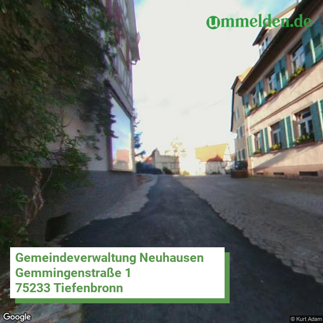 082365007044 streetview amt Neuhausen