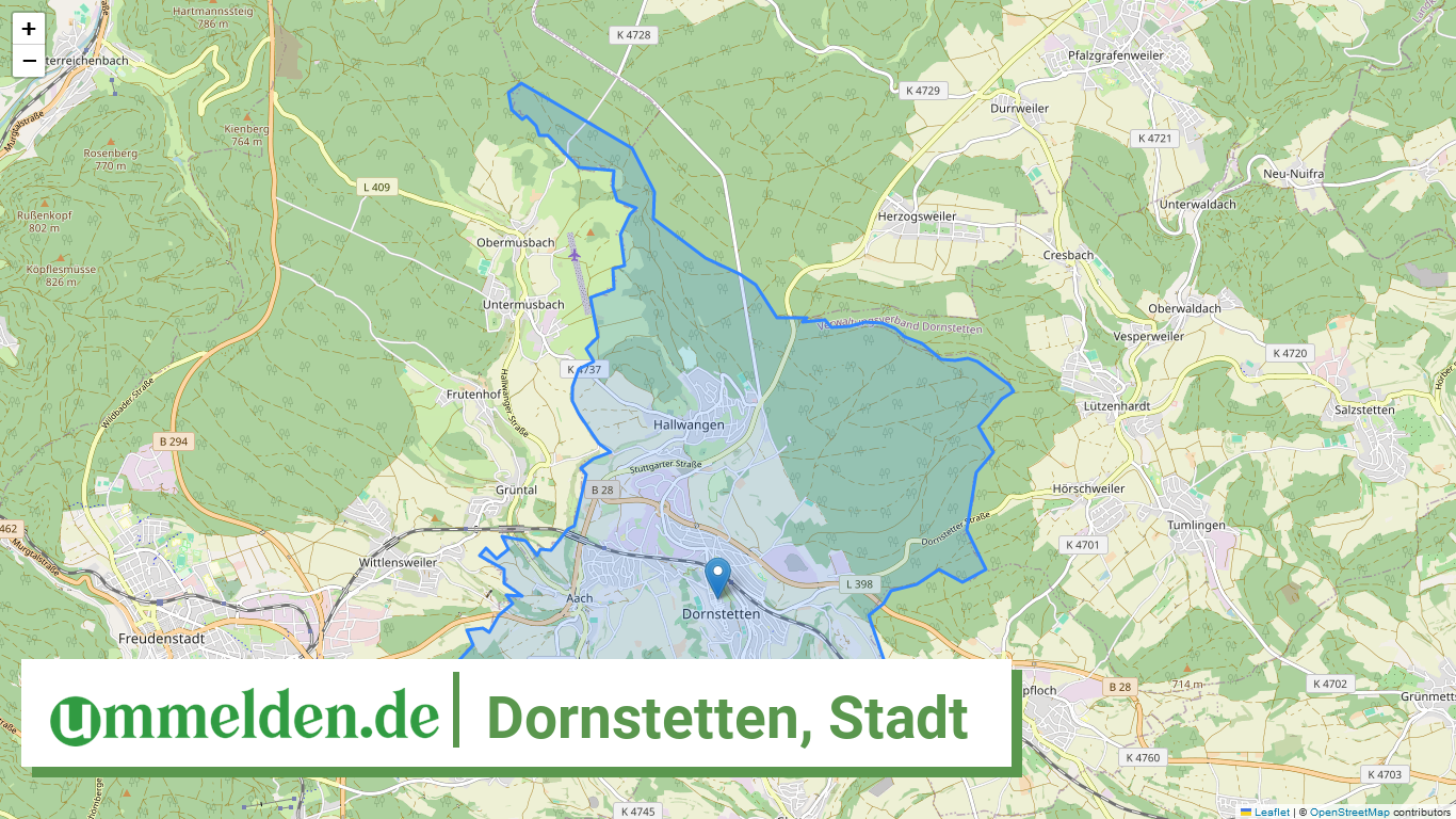 082375001019 Dornstetten Stadt