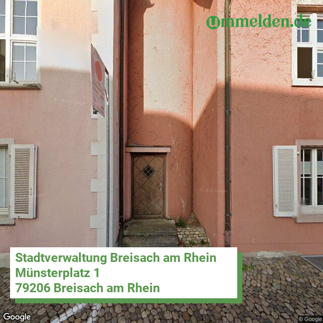 083155002015 streetview amt Breisach am Rhein Stadt