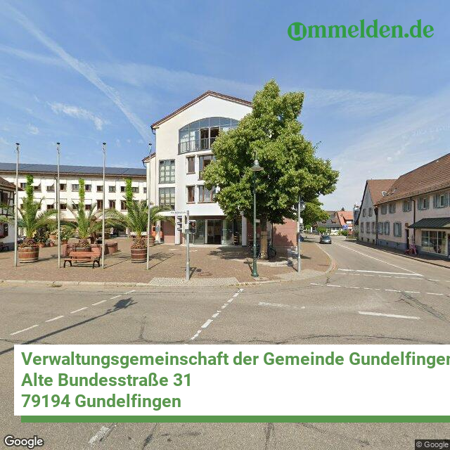 083155005 streetview amt Verwaltungsgemeinschaft der Gemeinde Gundelfingen