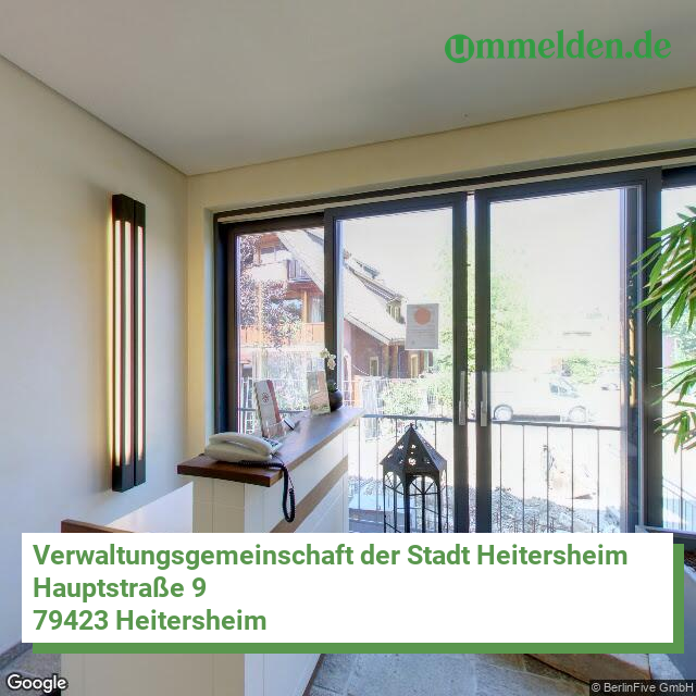 083155006 streetview amt Verwaltungsgemeinschaft der Stadt Heitersheim