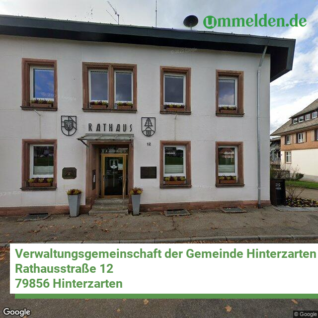 083155008 streetview amt Verwaltungsgemeinschaft der Gemeinde Hinterzarten