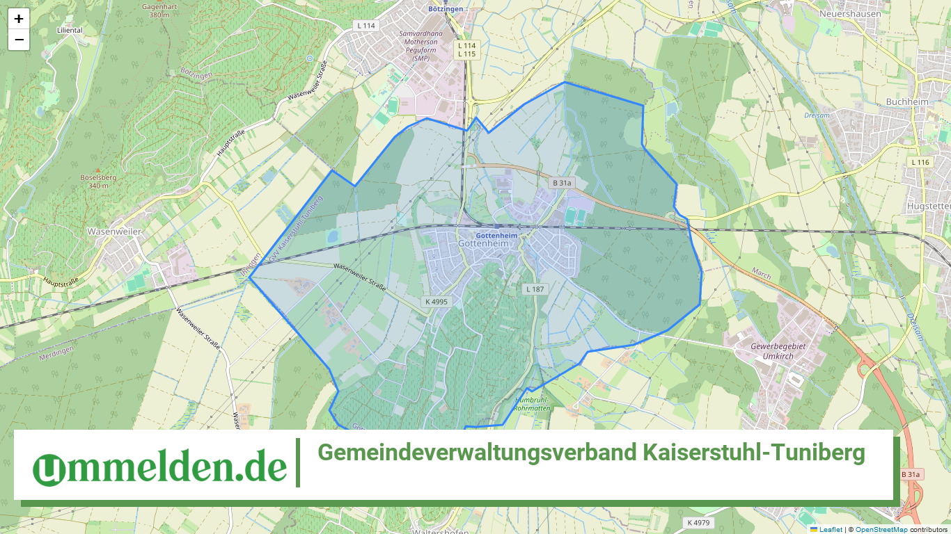 083155009 Gemeindeverwaltungsverband Kaiserstuhl Tuniberg